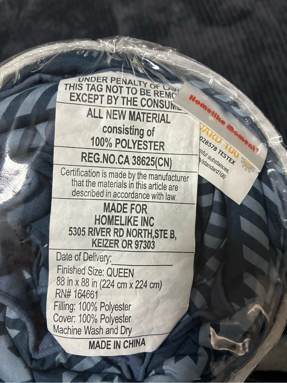 Navy Plaid Comforter - Classic Navy and Gray Plaid Bedding
